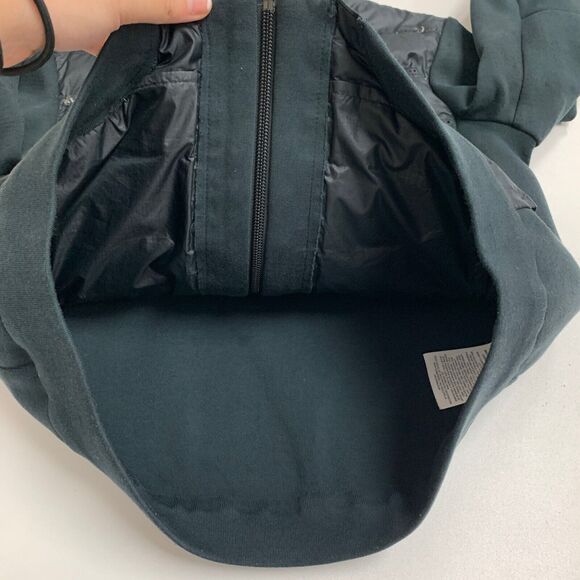 Nike Jacket Womens Small Black Tech Fleece Down Aeroloft Bomber Outdoor Full Zip - Picture 11 of 16